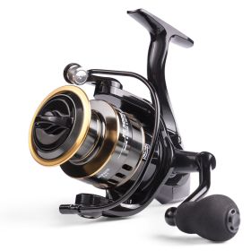 Full metal fishing reel (Option: Black-HE 2000)