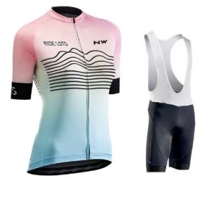 New NW Short Sleeve Cycling Suit Bicycle (Option: 2style-L)