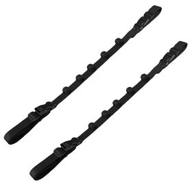 Fishing rod power saver vehicle rod carrier with rod bracket with belt (Option: 2pcs)