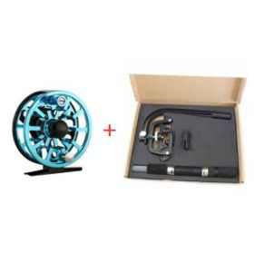 Fly fishing wheel CNN cutting fly wheel (Option: Blue-A7 with winder)