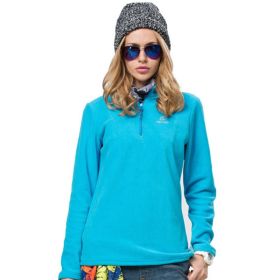 Autumn And Winter Warm Jacket Women's New Style Outdoor Women's Fleece Jacket (Option: Sky Blue-XL)