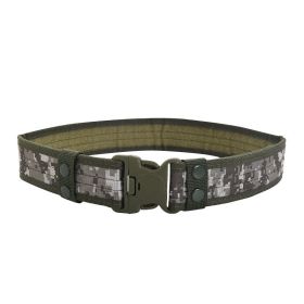 1pc Men's Outdoor Canvas Belt 2 Inch Wide Plastic Buckle Military Tactical Waist Belt Work Belt (Color: Color No.9)