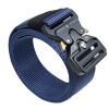 Hefujufang Men's Tactical Belt Military Camouflage Style Nylon Belts Webbing Belt with Heavy-Duty Quick-Release Buckle