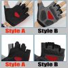 HOT Cycling Anti-slip Anti-sweat Men Women Half Finger Gloves Breathable Anti-shock Sports Gloves Bike Bicycle Glove