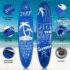 Goplus 10' Inflatable Stand Up Paddle Board 6.5' Thick SUP with Premium Accessorie