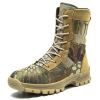 Waterproof Military Men Tactical Boots Camouflage Disguise Outdoor Hunting Boots for Men Mid-calf Trekking Shoes Size 39-45