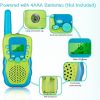 2pcs/pack Kids Walkie Talkie 22 Channel Bidirectional Wireless Radio Toy With Backlight LCD Flashlight For Outdoor; Camping; 3km Range Hiking