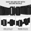 VOTAGOO Tactical Belt, 1.75'' MOLLE Battle Belt with Quick Release Buckle, Low Profile Laser-Cut Battle Belt for Range